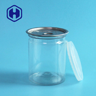 カシューのビスケットはプラスチック ペットによってアルミニウムふた335mlと透明できる缶詰食品Eoeを