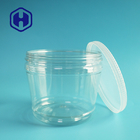 バルク透明な円形ペット プラスチック ピクルスは600ml広い口の野菜貯蔵を震動させる
