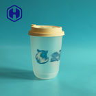 IML PPジュースの冷たいコーヒーのための注文の印刷Uの形のミルクの泡茶プラスチック コップ
