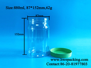30oz 880ml Bpaの自由なペット プラスチック メーソンジャーの薬の貯蔵