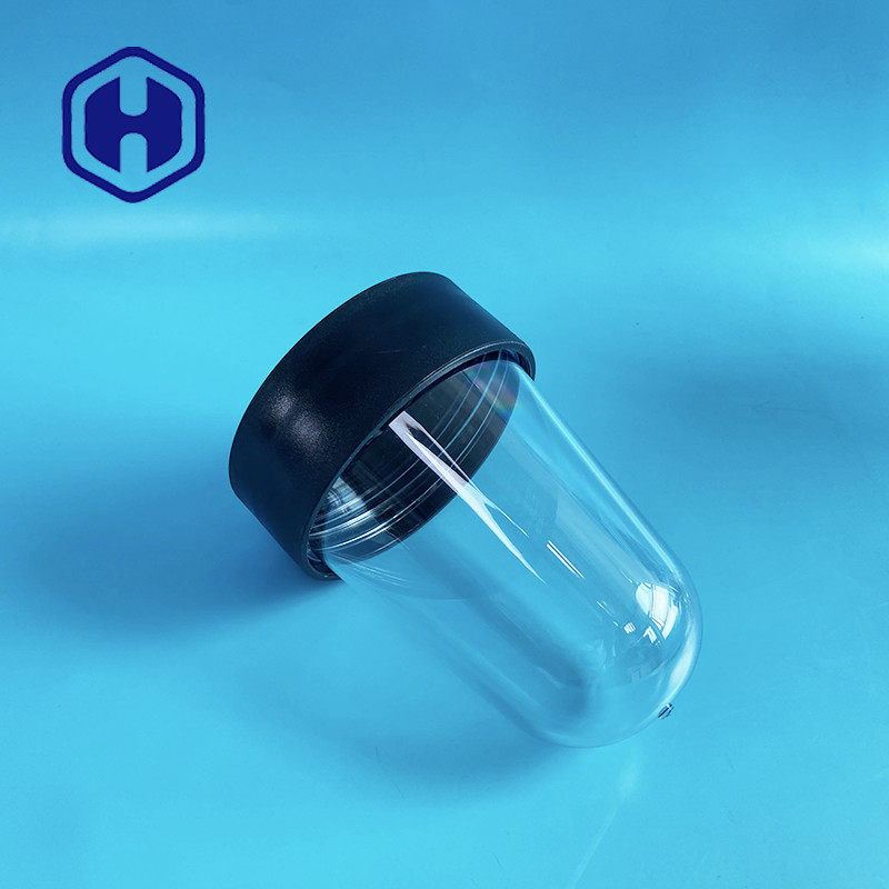 1000ml ペットボトル プレフォーム 307# 透明 スクロール蓋 プラスチック缶 厚壁 広い口 83mm