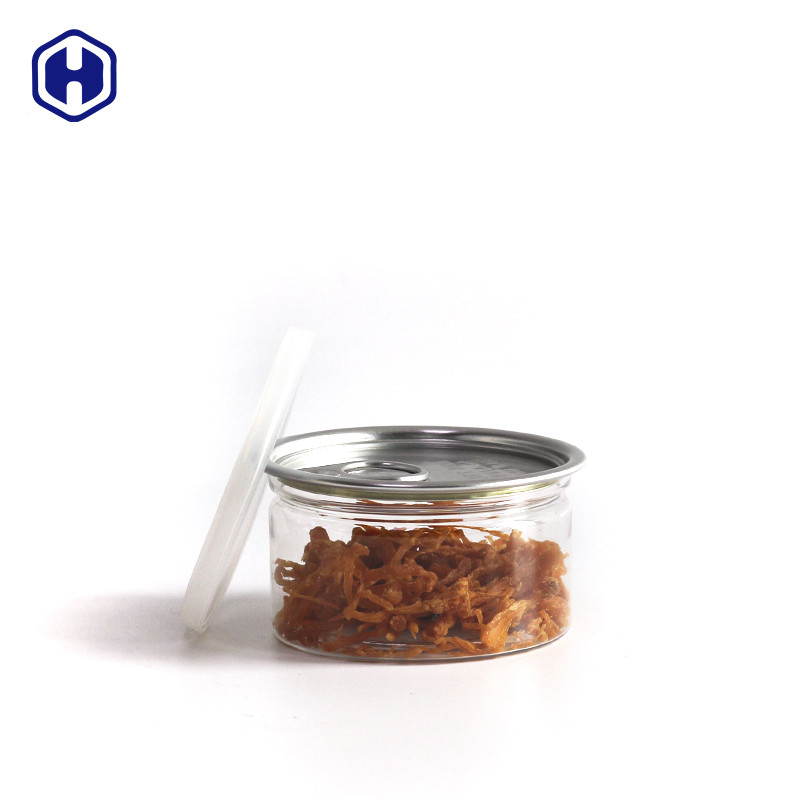 透き通ったペット 簡単にオープン缶 プラスチック / ペット 簡単にオープン缶 ソース