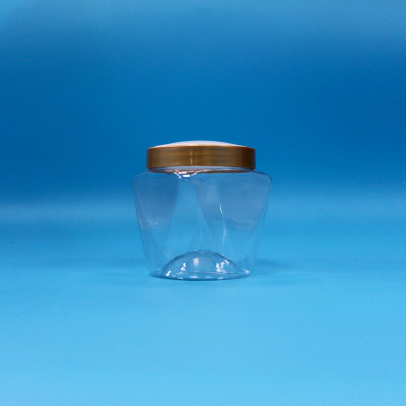 広口プラスチックPET食品グレード 透明な赤ちゃん食品 キャンディーズボトル スクリュー フラット蓋