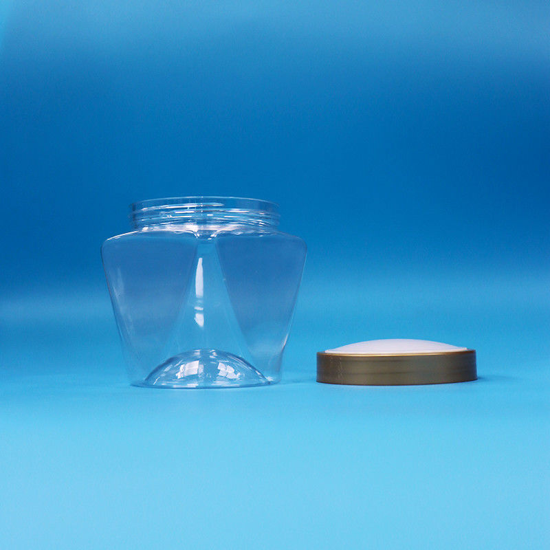広口プラスチックPET食品グレード 透明な赤ちゃん食品 キャンディーズボトル スクリュー フラット蓋