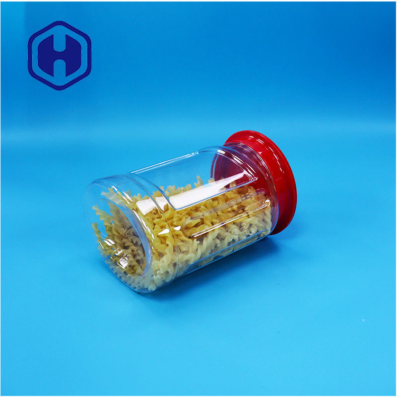 オーバル PET プラスチック ナッツ キャンディーズ ペッパー クッキー クッキー 乾燥食品 グラス スクリュー トップ 蓋