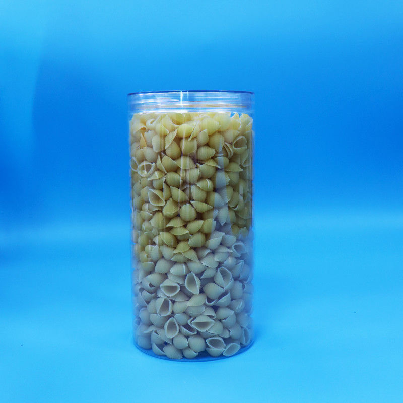 食品グレード 透明 PET 円筒 プラスチック キャンディ クッキー 食品 グラス スクリュー 透明 カップ