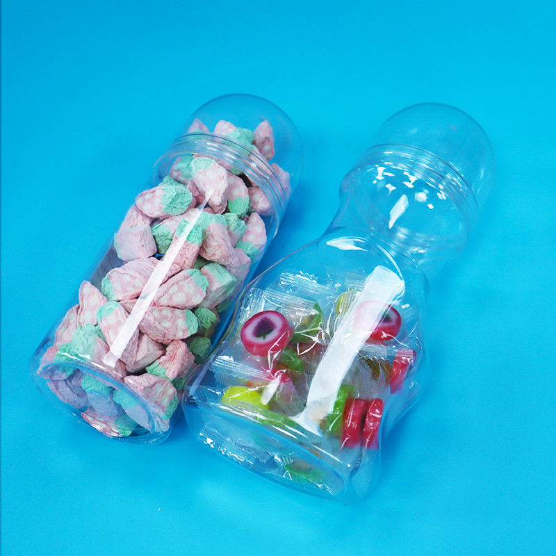 ベビーフード スクリュー蓋 透明なプラスチック PET 食品品格のボトル 硬いキャンディのための新しいデザイン