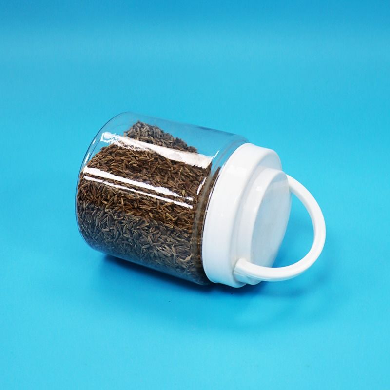 透明 簡単 オープン 丸い プラスチック PET 缶 螺旋蓋 ベビー 食品 果物 甘い
