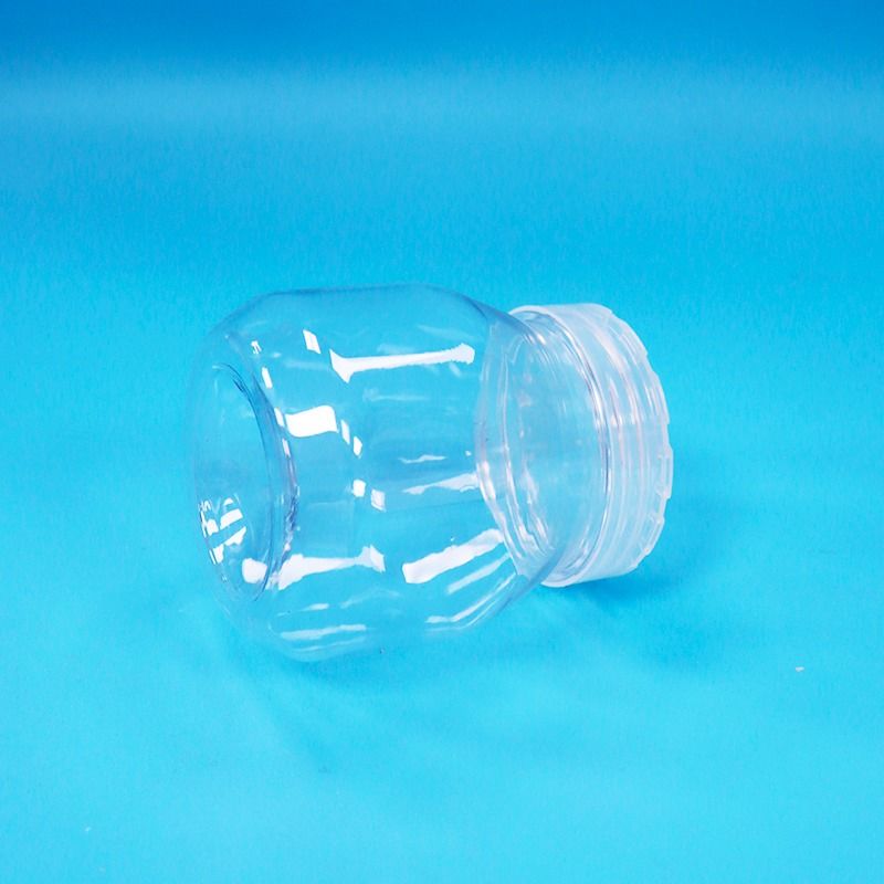 小さい空きキャンディークッキー 透明なPET プラスチック容器 スクリューキャップ 食品グレード BPA 無