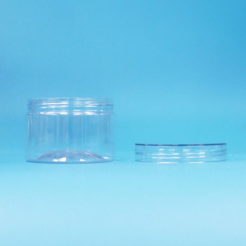 透明 簡単 オープン サイリンダー プラスチック PET グラス スクロール 蓋 乾燥した 果物 キャンディー クッキー