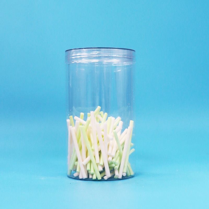 BPAフリー 透明スクリューキャップ付き 透明丸型 PETプラスチック キャンディー クッキー ナッツ ジャー