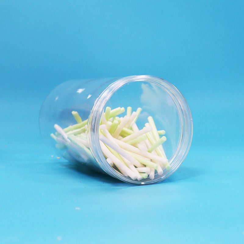 BPAフリー 透明スクリューキャップ付き 透明丸型 PETプラスチック キャンディー クッキー ナッツ ジャー