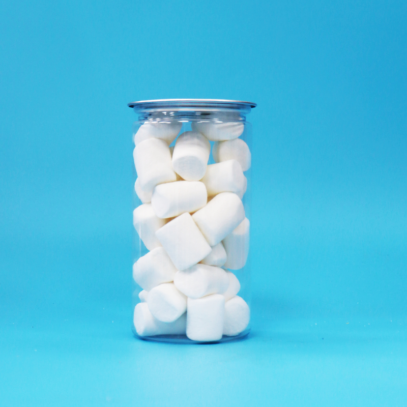 ペットクリアプラスチックイージーオープンウェルシーリングパッキング缶、乾燥食品、飲料用