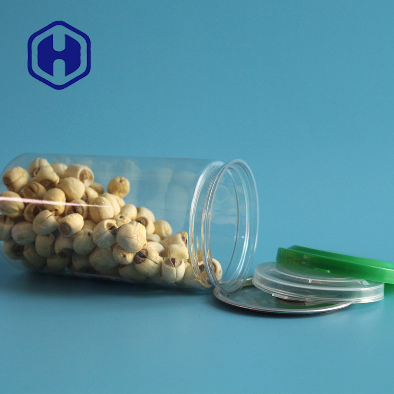 211# 440mlの明確なプラスチック缶の種チョコレート ビスケットは容易な開放端ペットをできる禁止する