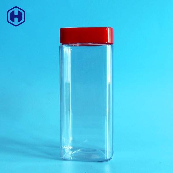 食品等級のプラスチック ビスケットの容器はくだらない貯蔵のゆとりのプラスチック缶を乾燥します