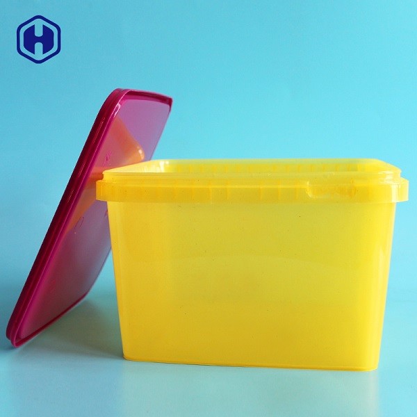 反水クッキーIMLのたらいBPAは箱の黄色い色を包む空PPを放します
