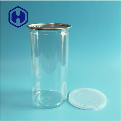 1400ml ビッグポップコーンナッツ 透明性プラスチック 透明性PET缶