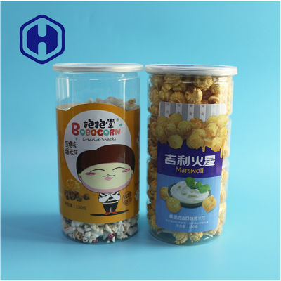 中国 メーカー ポップコーン 1400ml 円筒形 リサイクル可能なPET