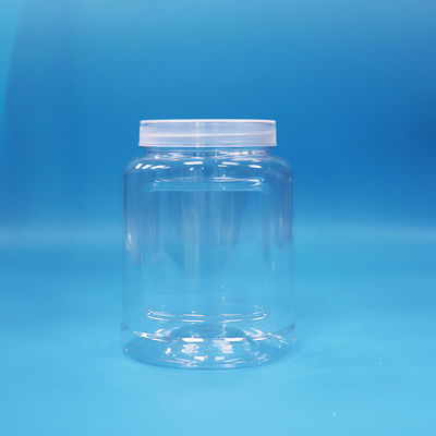 食品グレード 改ざん防止キャップ 食品ナッツ キャンディーヌードルのための透明なPETプラスチック容器