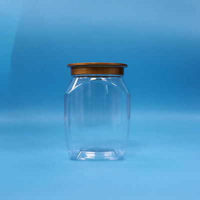 良い品質 ベビーフード 透明プラスチック PET 食品 保存 キャンディ クッキー 瓶 蓋