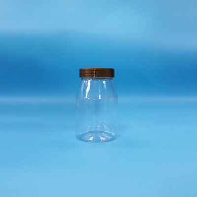 丸型 広口 積載 ビスケット キャンディー 食品 透明性 PET プラスチック グラス スクリューキャップ