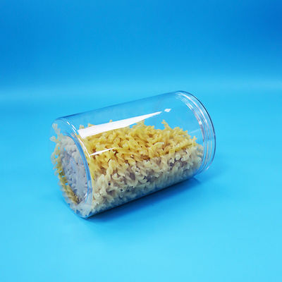 透明食品キャンディーシリンダー 丸いPETプラスチック瓶 食品グレード 透明なスクリュー蓋
