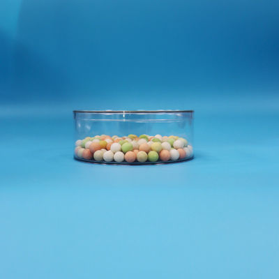 ビスケット 乾燥した果物 キャンディー チョコレート キャンディー 透明な丸いプラスチックパッケージボックス