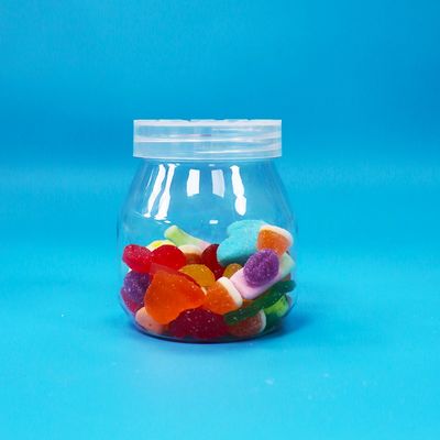 小さい空きキャンディークッキー 透明なPET プラスチック容器 スクリューキャップ 食品グレード BPA 無
