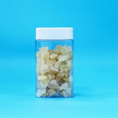 Bpaフリー スクエア エアレス ホワイト スクリュー蓋 クリア PETプラスチック 保存用スナックキャンディジャー