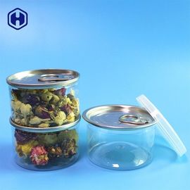 小さいペット空の明確なプラスチック缶の容易な開放端90ml 40mmの高さ