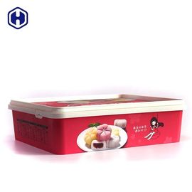 食品等級IML箱の再生利用できる無臭の小さい正方形のプラスティック容器