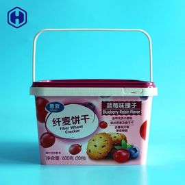 強いプラスチックPPはふたによって食品等級のバケツ100OZ 3000MLを平方します