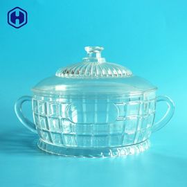 45oz誕生日プレゼントのプラスチック食糧貯蔵の瓶透明で明確なシリンダー容器