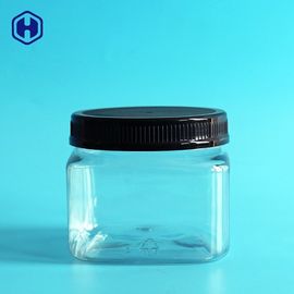 明確なペット プラスチック グリップはふた420ML 14OZが付いている缶詰にされた正方形のプラスチック瓶を震動させます
