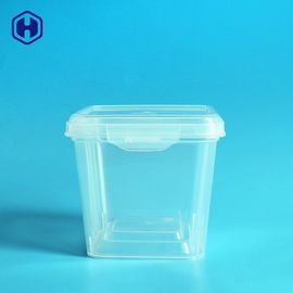 容易なロックの再使用可能な正方形の食品包装のプラスティック容器530ML