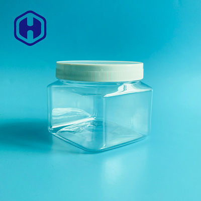 ボディのための500g 17.63ozの正方形の化粧品のプラスチック瓶はクリームの赤ん坊粉をごしごし洗う