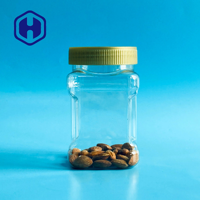 450ml 15ozの漏出証拠のプラスチック瓶の広い口の正方形の明確なプラスチック グリップの瓶