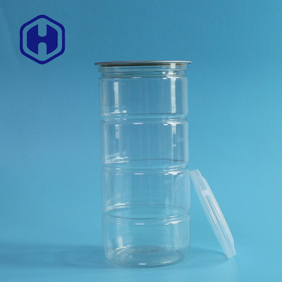 BPAの自由な円形の明確なプラスチック缶900ml 30.7ozのポテトのココナッツはEOEを欠く