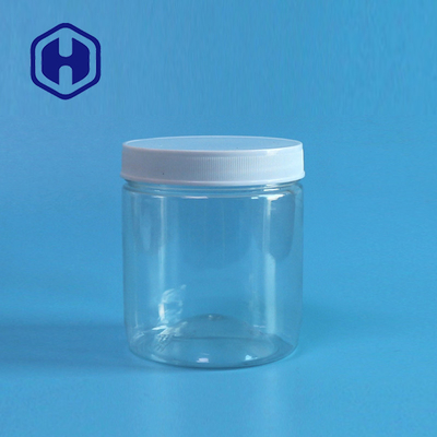 円形510ml 87mmの漏出証拠のプラスチック瓶の砂糖のチューイン ガム ペット貯蔵の瓶