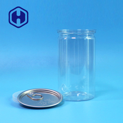 まっすぐで健康なBpaの自由で明確なプラスチック缶211# 12oz 360mlの乾燥したフルーツの香辛料のパッキング