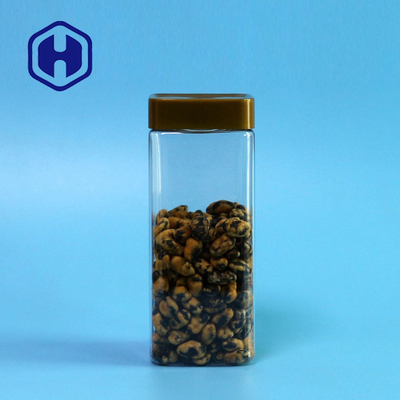 明確な空の漏出証拠の555ml食糧正方形ペット瓶を包むプラスチック瓶のビスケットの米
