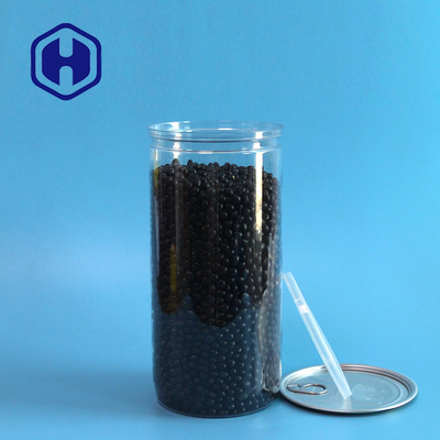 アルミニウム容易な開いたふたが付いている1450ml 49ozのゆとりのプラスチック缶およびプラスチック帽子