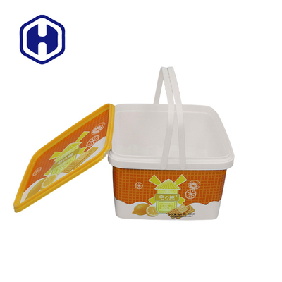 3200L IMLのたらいは薬のビスケット チョコレート食品包装のプラスチックの箱を平方する