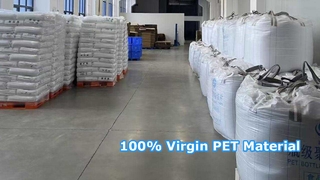 100% バージン PET 原料 | FSSC22000認証を取得した食品グレードの包装材料