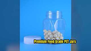 高級食品包装用のカスタム食品グレード PET ジャー