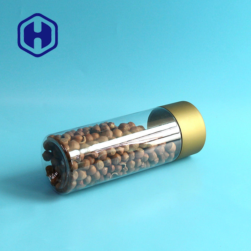 BpaのFruisの乾燥したポップコーン1136mlのための自由な円形の長いふたのプラスチック包装の瓶の容器