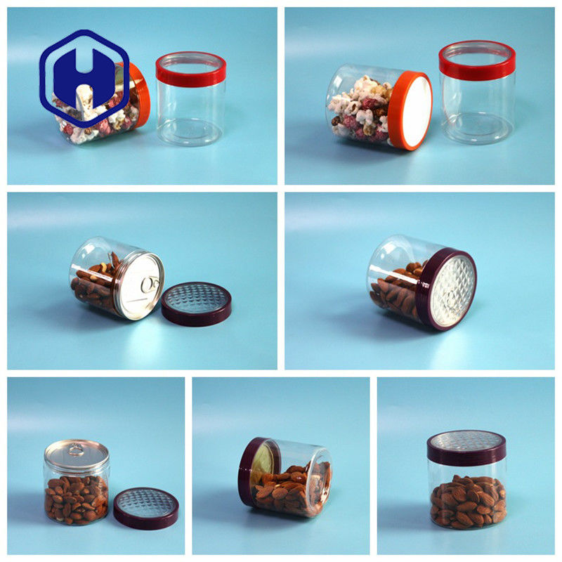 12.8oz 305#のカシューは気密ペットにできるねじ帽子によって容易な開いたプラスチック包装日付を記入する