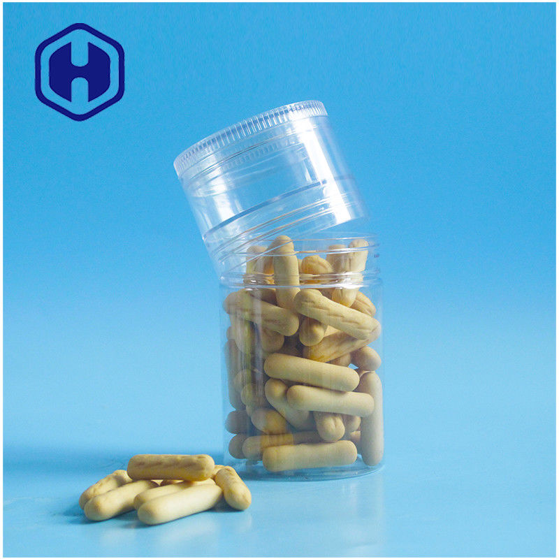 240mlペット プラスチック瓶H92mmの2つの層は空ふたののりの込み合い棒ビスケットをねじで締める