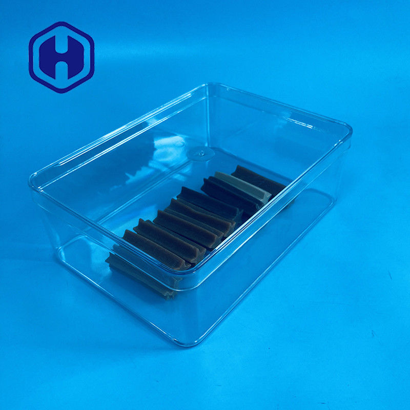 1180ml 単品 PET 梱包箱 大型長方形 プラスチック食品 チョコレート 梱包箱