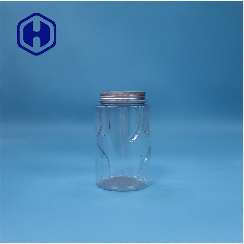 丸い形 透明なPETナッツ ミント菓子 砂糖 ベビーフード ガラス アルミ トップ蓋